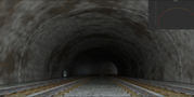 隧道收敛安装的场景
